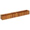 vidaXL Raised Bed Natural wood Solid Acacia wood 78.7 in long Durable